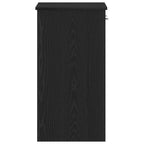Schreibtisch Schwarz Eichen-Optik 80 x 40 x 75 cm Holzwerkstoff