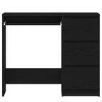 Schreibtisch Schwarz Eichen-Optik 90x45x76 cm Holzwerkstoff