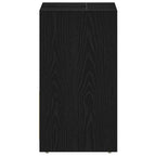 Badschrank Schwarz Eichen-Optik 60x33x61 cm Holzwerkstoff