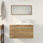 Waschbeckenunterschrank Artisan-Eiche 80x38,5x48 cm