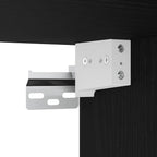 Spülbeckenschrank Schwarz Eiche 80x38,5x45 cm Holzwerkstoff