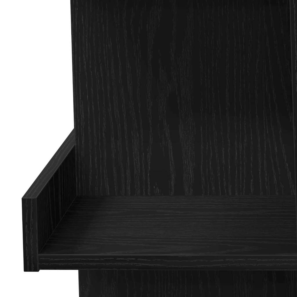 Bartisch Schwarz Eichen-Optik 100 x 48 x 101,5 cm Holzwerkstoff