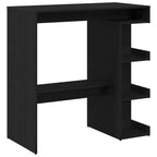 Bartisch Schwarz Eichen-Optik 100 x 48 x 101,5 cm Holzwerkstoff