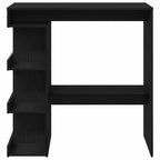 Bartisch Schwarz Eichen-Optik 100 x 48 x 101,5 cm Holzwerkstoff
