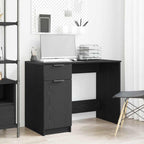 Schreibtisch mit Speicher Schwarz Eichen-Optik 100 x 50 x 75 cm