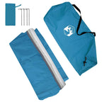 Wasserfester Tarp mit Dach 240 x 460 cm