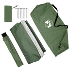 Wasserfester Tarp mit Dach