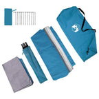 Heckklappenzelt mit Dach Blau 194 x 180 x 210 cm Taft