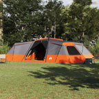 Familienzelt mit Dach Grau und Orange 833 x 585 x 216 cm Taft