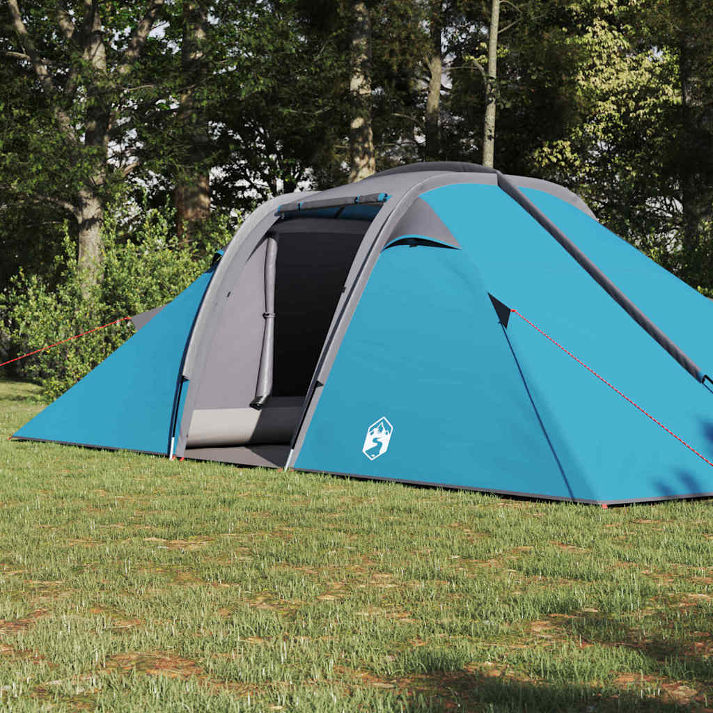 Tunnelzelt mit Dach mit Speicher Blau 510 x 240 x 156 cm Taft
