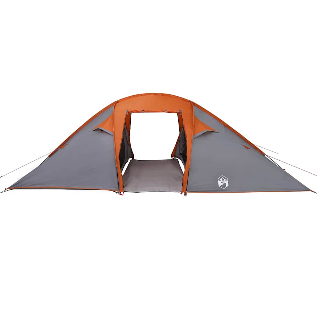 Tunnelzelt mit Dach Grau und Orange 510 x 240 x 156 cm Taft