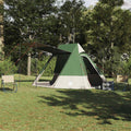 Campingzelt mit Dach mit Speicher Grün 482 x 360 x 227 cm Taft