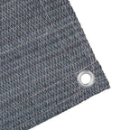 Zeltteppich Blau und Grau 250 x 250 cm Polyethylen