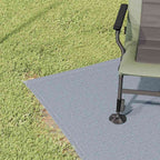 Zeltteppich Blau und Grau 250 x 250 cm Polyethylen