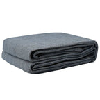 Zeltteppich Blau und Grau 250 x 250 cm Polyethylen