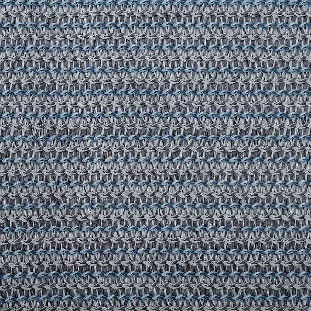 Zeltteppich Blau und Grau 250 x 250 cm Polyethylen