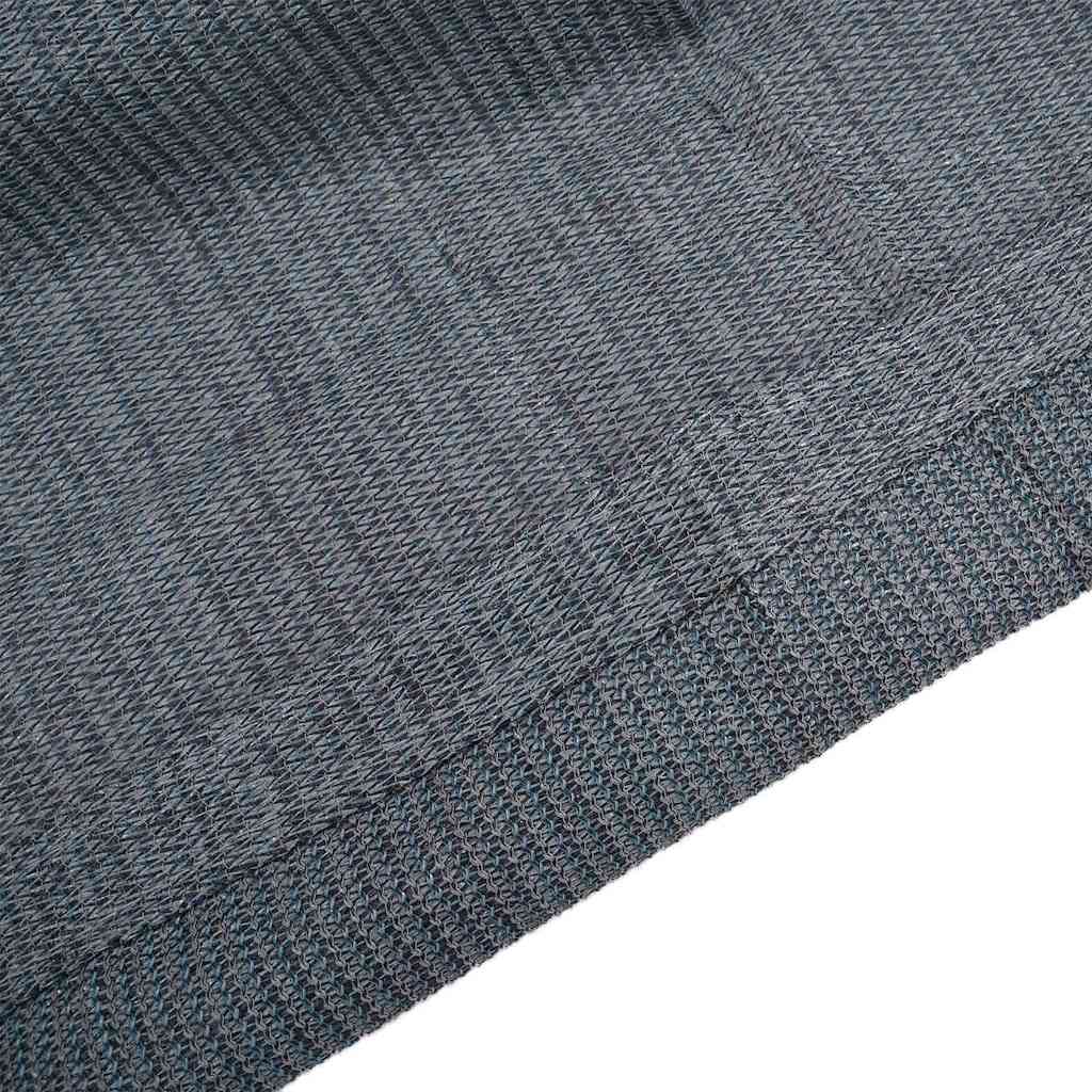 Zeltteppich Blau und Grau 800 x 400 cm Polyethylen