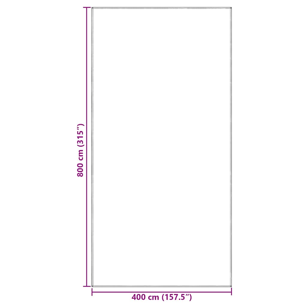 Zeltteppich Blau und Grau 800 x 400 cm Polyethylen
