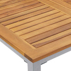 Tisch für Outdoor Natürlich und Grau 180 x 90 x 75 cm