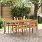 Tisch für Outdoor Natürlich und Grau 180 x 90 x 75 cm