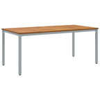 Tisch für Outdoor Natürlich und Grau 180 x 90 x 75 cm