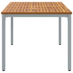 Tisch für Outdoor Natürlich und Grau 180 x 90 x 75 cm