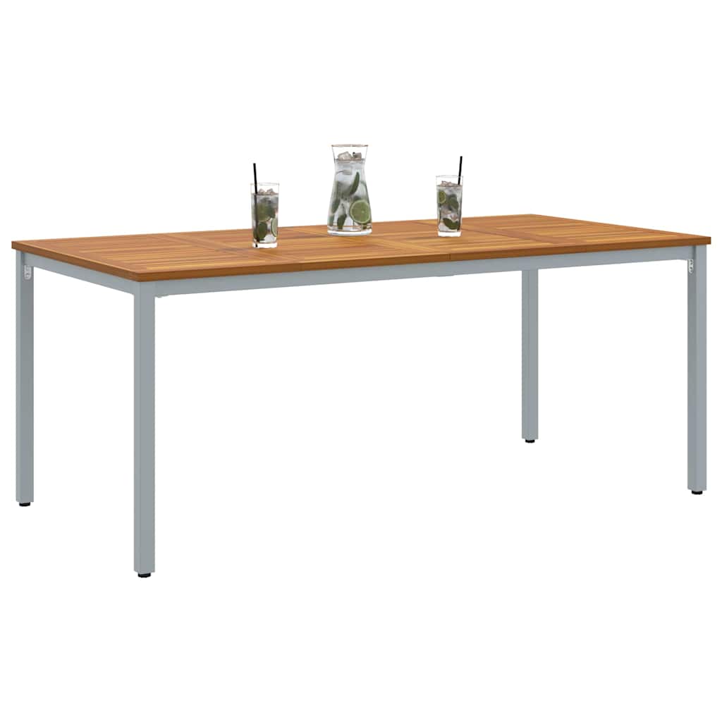 Tisch für Outdoor Natürlich und Grau 180 x 90 x 75 cm