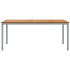 Tisch für Outdoor Natürlich und Grau 180 x 90 x 75 cm