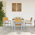 Stapelstuhl 4 pcs Braun 56 x 57 x 87 cm Massivholz Akazie