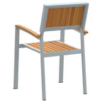 Stapelstuhl 4 pcs Braun 56 x 57 x 87 cm Massivholz Akazie