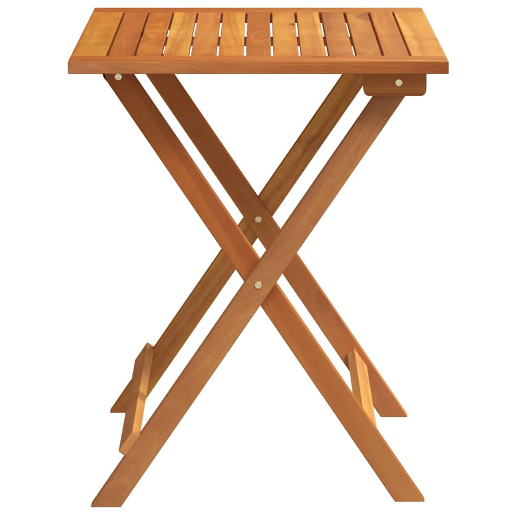 Gartentisch Natur 60 x 60 x 72 cm Massivholz Akazie