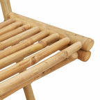3-tlg. Outdoor-Bar-Set Klappbar Bambus
