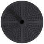 Sonnenschirmständer Art Deco Schwarz Ø 45 x 39,5 cm Eisen