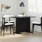 Esstisch Schwarz Eichen-Optik 110 x 60 x 75 cm Holzwerkstoff