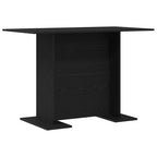 Esstisch Schwarz Eichen-Optik 110 x 60 x 75 cm Holzwerkstoff