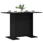 Esstisch Schwarz Eichen-Optik 110 x 60 x 75 cm Holzwerkstoff