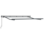Einziehbare Markise Blau 250 x 200 cm Stoff