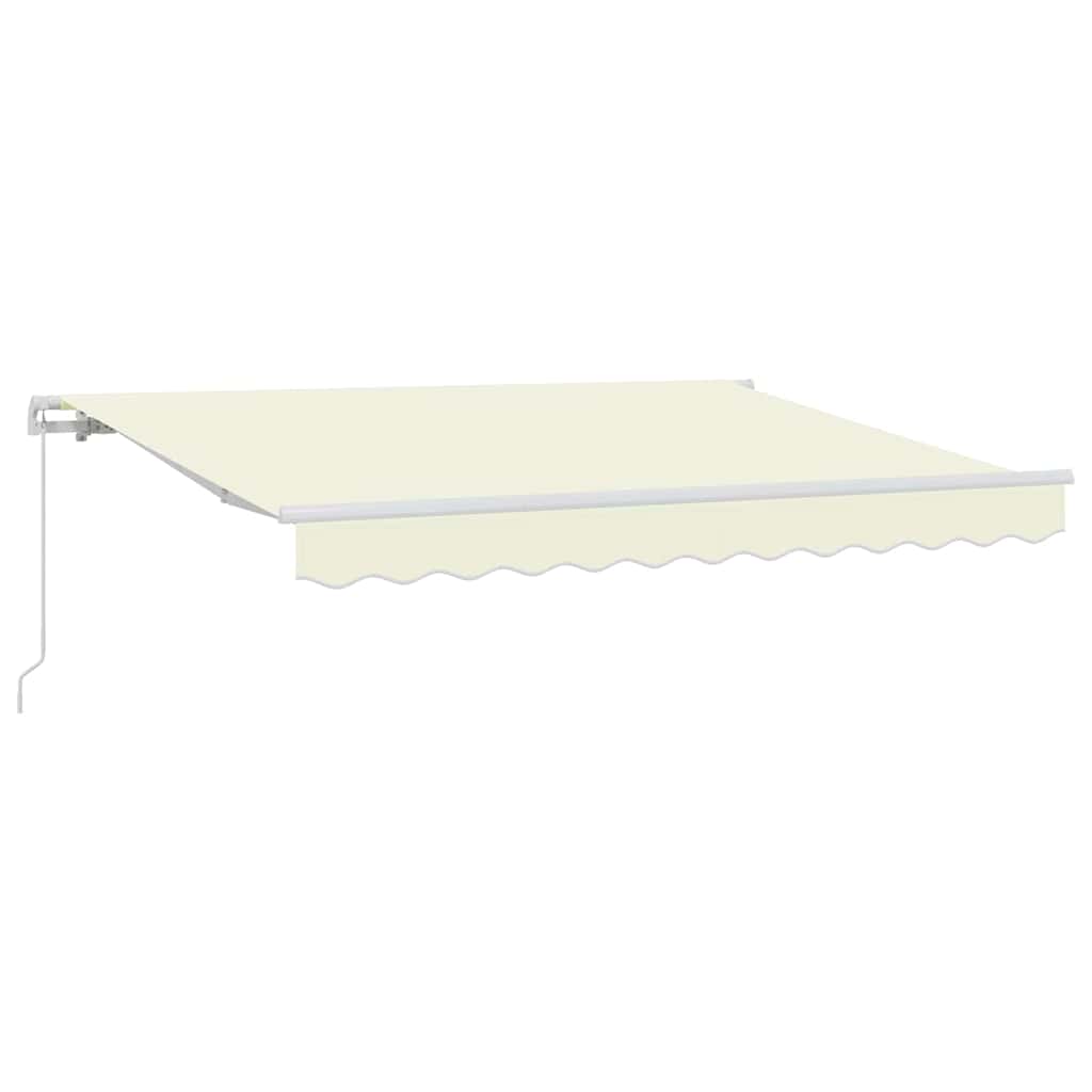 Einziehbare Markise Creme 250 x 200 cm Stoff