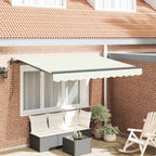 Einziehbare Markise Creme 250 x 200 cm Stoff