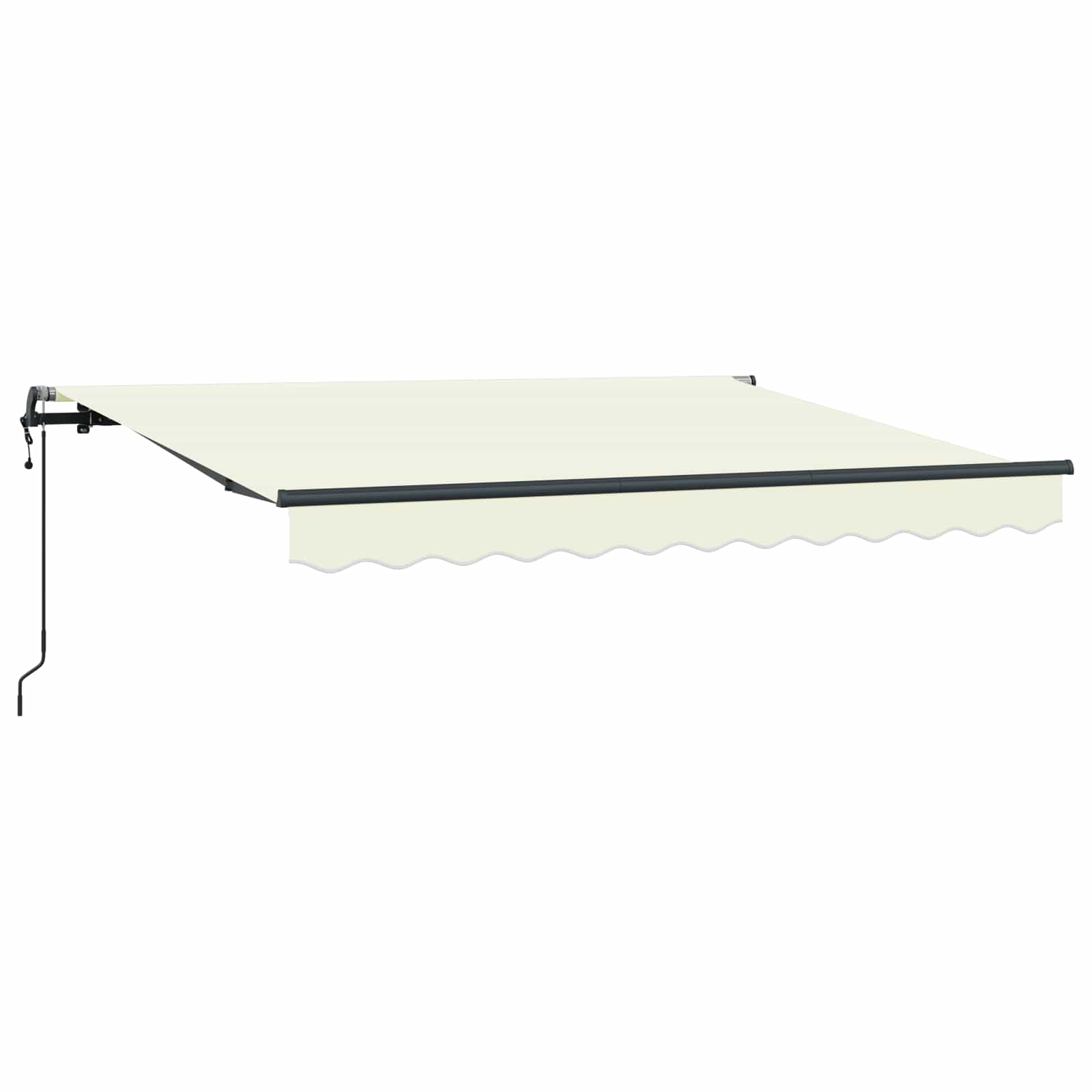 Einziehbare Markise Creme 250 x 200 cm Stoff