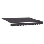 Einziehbare Markise Anthrazit 250 x 200 cm Stoff