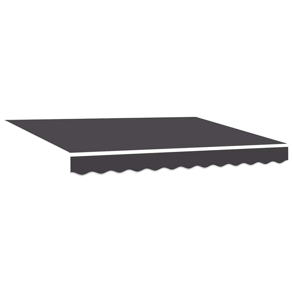 Einziehbare Markise Anthrazit 250 x 200 cm Stoff