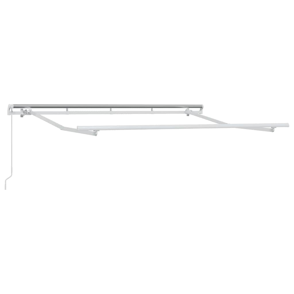 Einziehbare Markise Anthrazit 250 x 200 cm Stoff