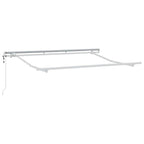 Einziehbare Markise Bordeauxrot 250 x 200 cm Stoff