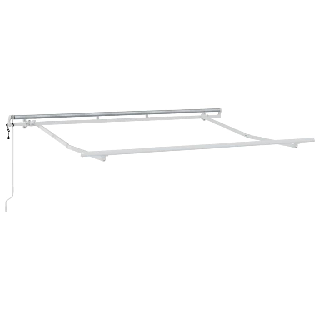 Einziehbare Markise Bordeauxrot 250 x 200 cm Stoff