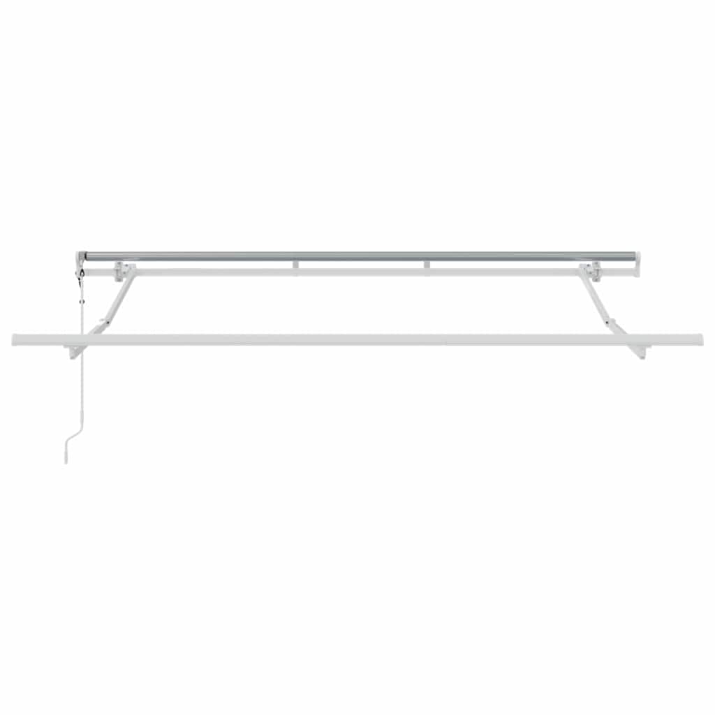 Einziehbare Markise Bordeauxrot 250 x 200 cm Stoff