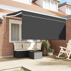 Einziehbare Markise Anthrazit 300 x 200 cm