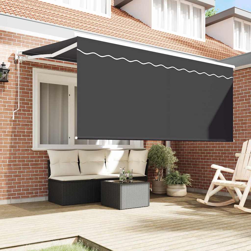 Einziehbare Markise Anthrazit 300 x 200 cm