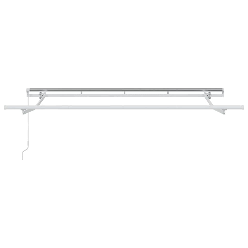 Einziehbare Markise Anthrazit 300 x 200 cm Stoff