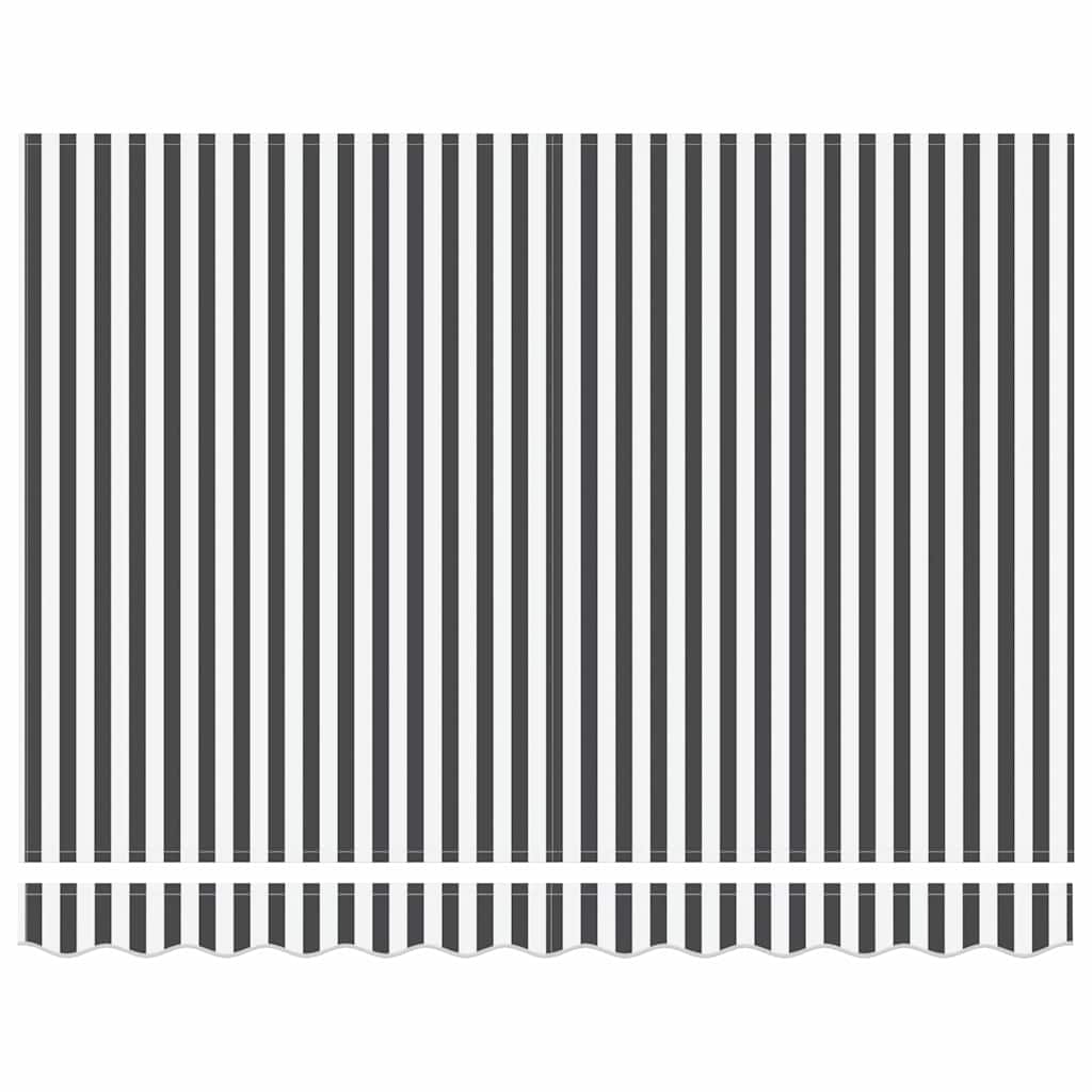 Einziehbare Markise Anthrazit 300 x 200 cm Stoff